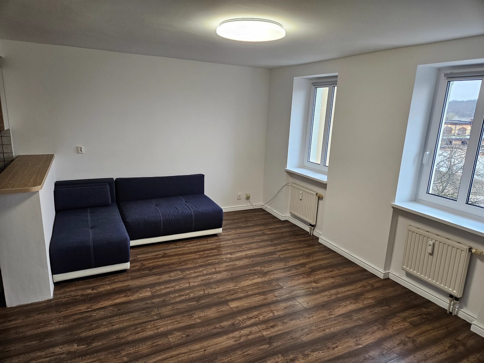 Salon z aneksem kuchennym